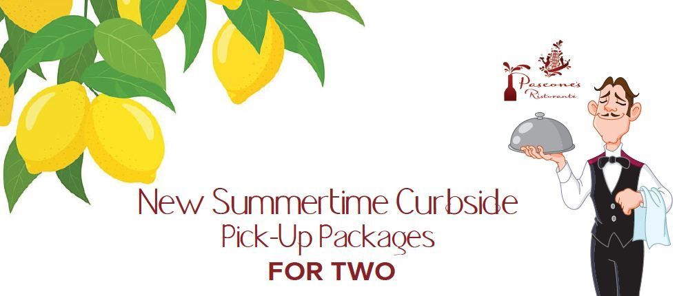 Curbside pick-up dinner packages for two